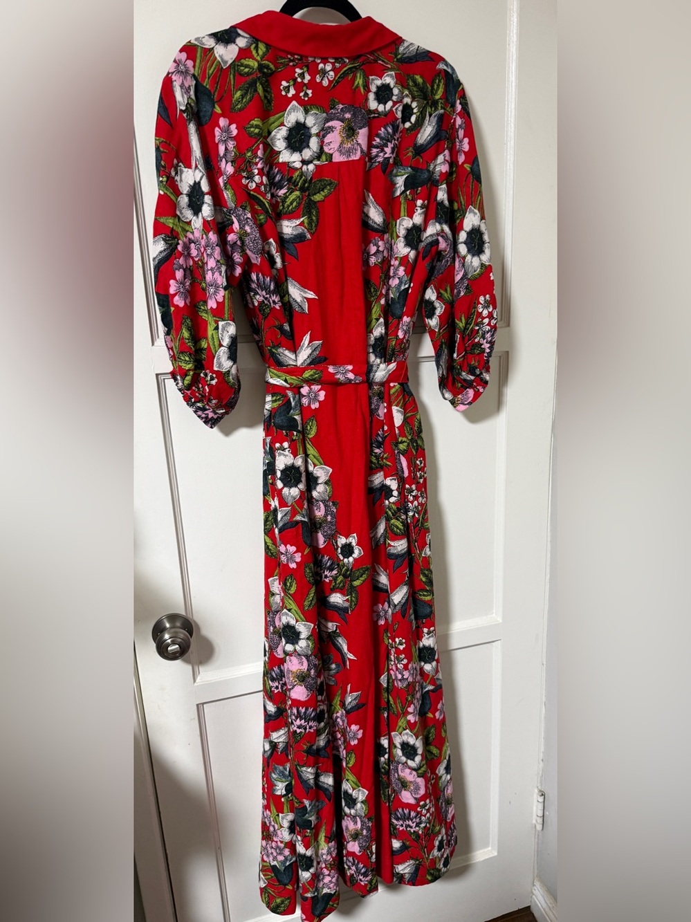 Maeve Mona Linen Blend Maxi Shirt Dress (Size L) NWT - Picture 6 of 6